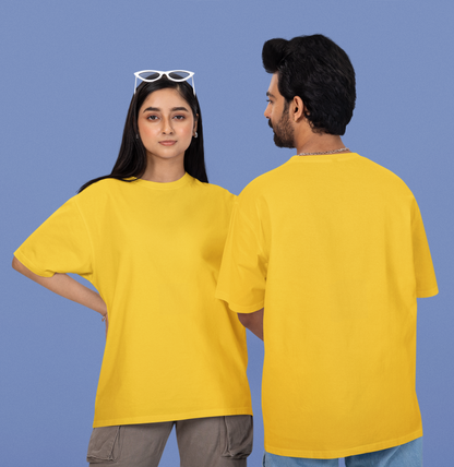 Golden Yellow Classic - Heavy weight Unisex Oversized T-shirt